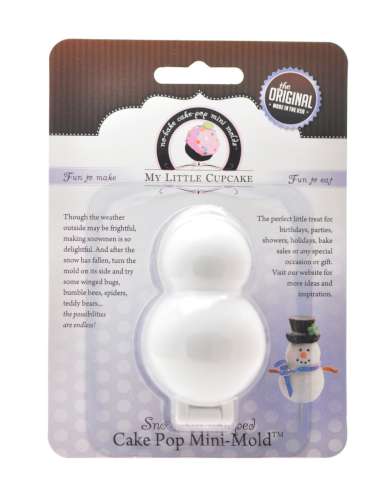 My Little Snowman - cake pop mould - Click Image to Close